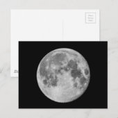 Foto: Full Moon Briefkaart (Voorkant / Achterkant)