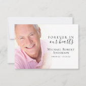 Foto Funeral Dankuwel Notitiekaartje (Voorkant)