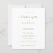 Foto Funeral Romantic Floral Garland in Pink (Achterkant)