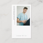Foto fysiotherapeut Visitekaartje (Voorkant)