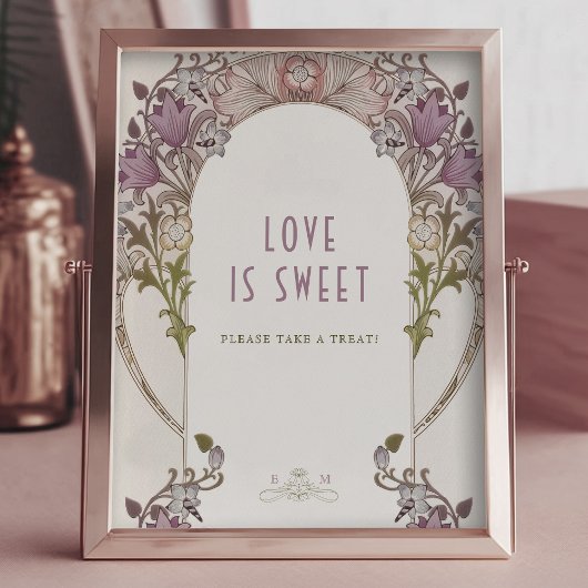 Foto-gastenboek William Morris Lavendel Poster