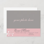 Foto geboorteaankondiging aankondiging (Voorkant / Achterkant)