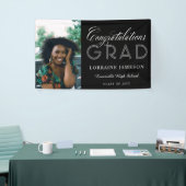 Foto Gefeliciteerd Afstuderen kalligrafie Spandoek (Beurs)