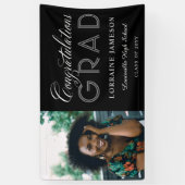 Foto Gefeliciteerd Afstuderen kalligrafie Spandoek (Verticaal)