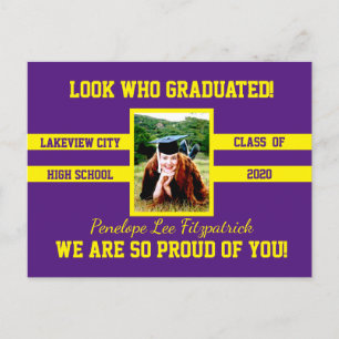 Foto Gefeliciteerd Geslaagden Kies Je Schoolkleure Briefkaart
