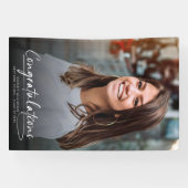 Foto gefeliciteerd met de Afstuderen scriptobedekk Spandoek (Horizontaal)