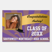 Foto Gefeliciteerd Zwart & Goud Afstuderen