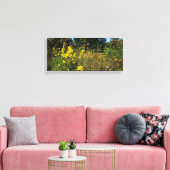 Foto Gele Meadow Flowers Canvas Afdruk (Insitu (Woonkamer))