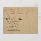 Foto 'Gelukkig tot het eind toe' - briefkaart (Achterkant)