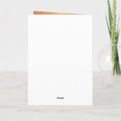 Foto gepersonaliseerd elegant marvy Gold bruiloft Bedankkaart (Achterkant)