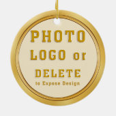 FOTO Gepersonaliseerd, Volleybal Kerst Ornament (Achterkant)