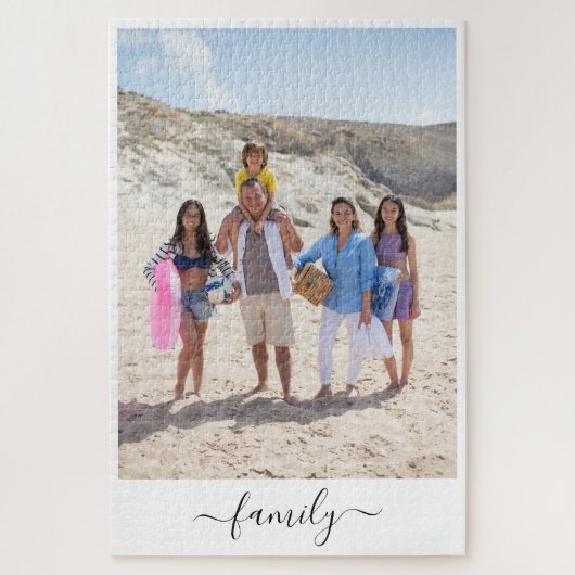 Foto gepersonaliseerde DIY Custom Legpuzzel (Verticaal)