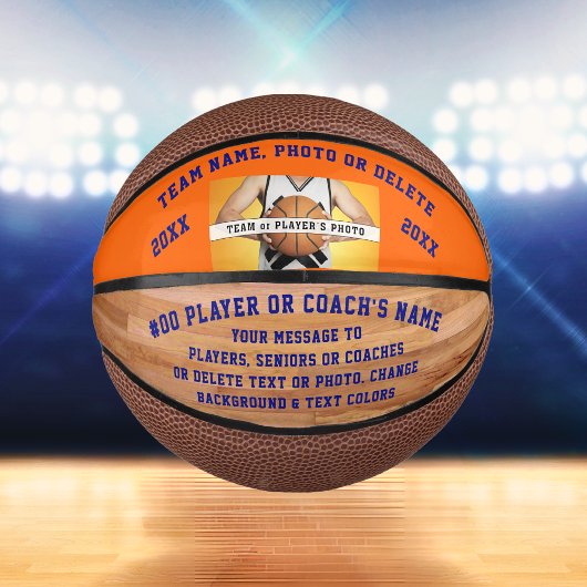 Foto, Gepersonaliseerde Mini Basketbal, VERANDER K Basketbal