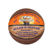 Foto, Gepersonaliseerde Mini Basketbal, VERANDER K Basketbal (Voorkant)