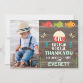 Foto Gevist Tharethday Hartelijk dank Kaart (Voorkant)