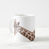 Foto Giraffe Portrait Koffiemok (Voorkant links)