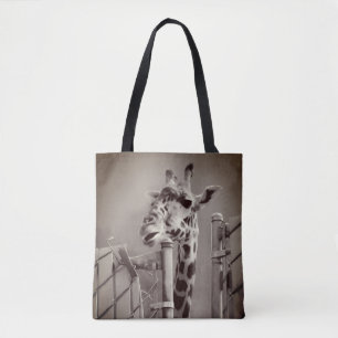 Foto Giraffe - stijl Tote Bag