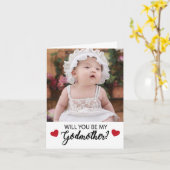 Foto Godmother Proposal Kaart (Gele Bloem)