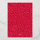 Foto Gold van Merry en BrightScript Folie Feestdagenkaart (Achterkant)