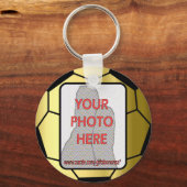  foto Golden Voetbal Sleutelhanger (Voorkant)