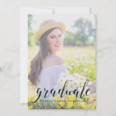 Foto Graduation Party  Botanical Kaart (Voorkant)