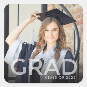 Foto Graduation Party Favoriet Vierkante Sticker