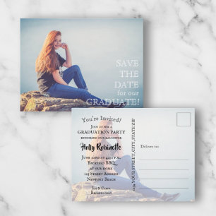 Foto Graduation Party Invitation Briefkaart
