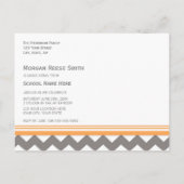 Foto Graduation Party Invitation Briefkaart Chevro (Achterkant)