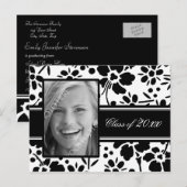 Foto Graduation Party Invitation Briefkaarten (Voorkant / Achterkant)