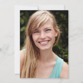 Foto Graduation Party Invitation Kaart (Achterkant)