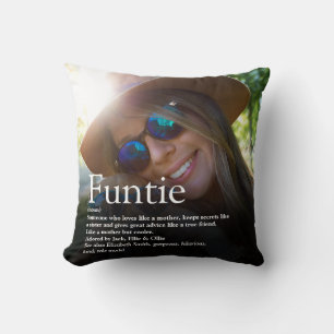 Foto Grappige Moderne Funtie Tante Tante Definitie Kussen