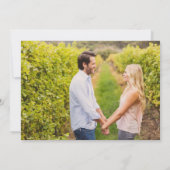 Foto: Greenery Wedding White Save The Date (Achterkant)