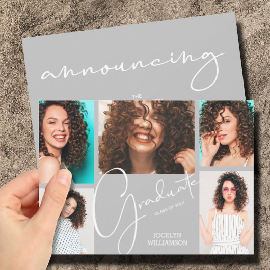 Foto grijs Afstuderen Kaart