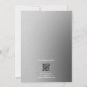 Foto Grijze QR-code Weddenschap Save The Date (Achterkant)