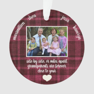 Foto Grootouders Dicht bij Je Hart Plakt Xmas Ornament