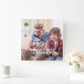 Foto grootvader / iemands wandklok vierkante klok (Huis)