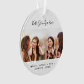 Foto grootvaders foto ornament (voorkant)