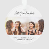 Foto grootvaders foto ornament (achterkant)