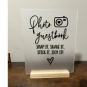Foto Guestbook Acryl Bord