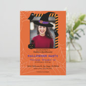Foto Halloween Party Uitnodiging (Staand voorkant)