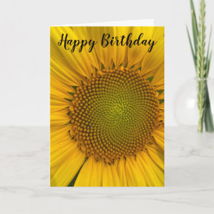 FOTO HAPPY BIRTHDAY WENSKAART OP ZONLOWER FIELD KAART