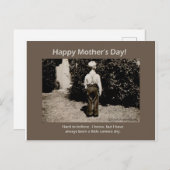  foto Happy Moederdag Kaart (Voorkant / Achterkant)