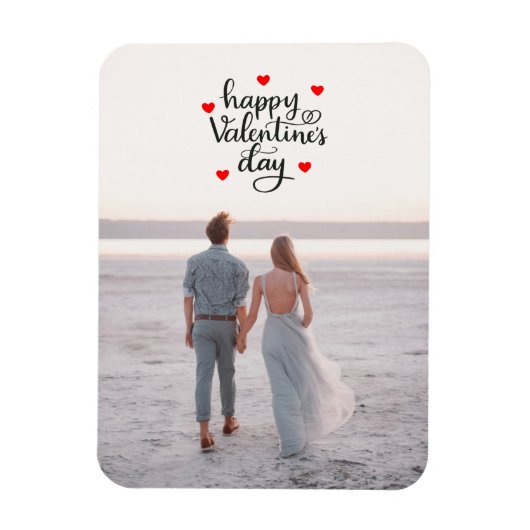 Foto Happy Valentine's Day Magnet Magneet (Verticaal)