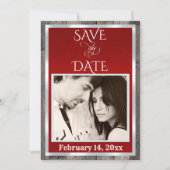 Foto & Hart - Rood Save The Date (Voorkant)