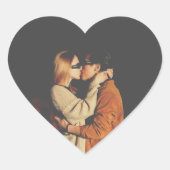  Foto Hart Vormige Envelop Seal Sticker (Voorkant)