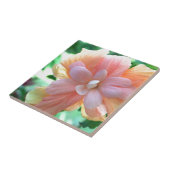 Foto Hawaiian Hibiscus Flower Tegeltje (Zijkant)
