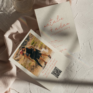 Foto Helder Sinaasappel Retro Leuke grillige bruil Kaart