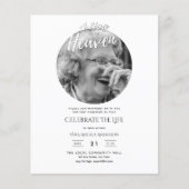 FOTO Hemelgedicht Viering van het Leven Begrafenis (Voorkant)