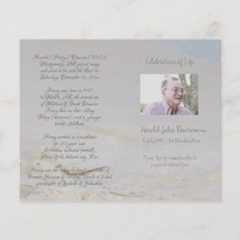 Foto-herdenkingsdienst Funeralie Orde van Dienst P