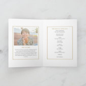 Foto Herdenkingsdienst Uitvaart Order Of Service V Programma (Binnen)